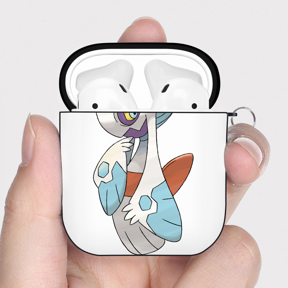 （画像用） ポケットモンスター Pokémon AirPods 第2世代保護ケース ハードシェル ブラック 耐衝撃・防指紋・カラビナ付き