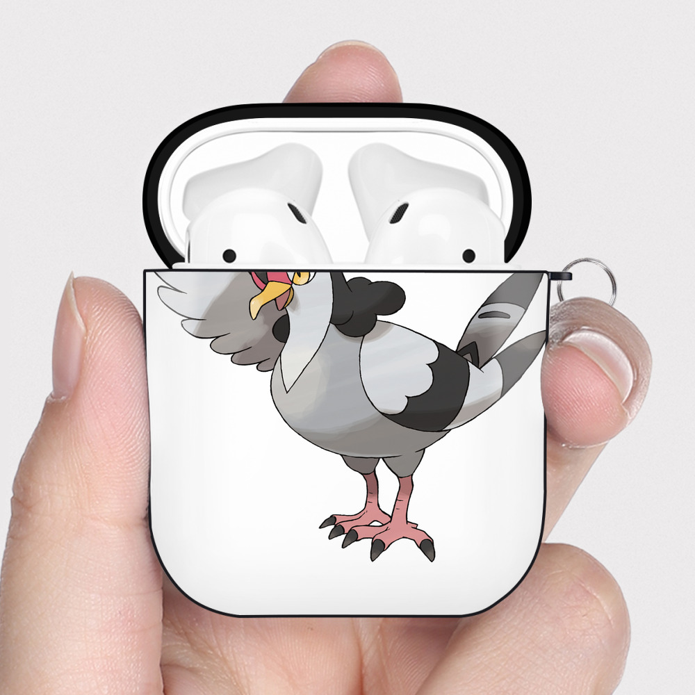 （画像用） ポケットモンスター Pokémon AirPods 第2世代保護ケース ハードシェル ブラック 耐衝撃・防指紋・カラビナ付き