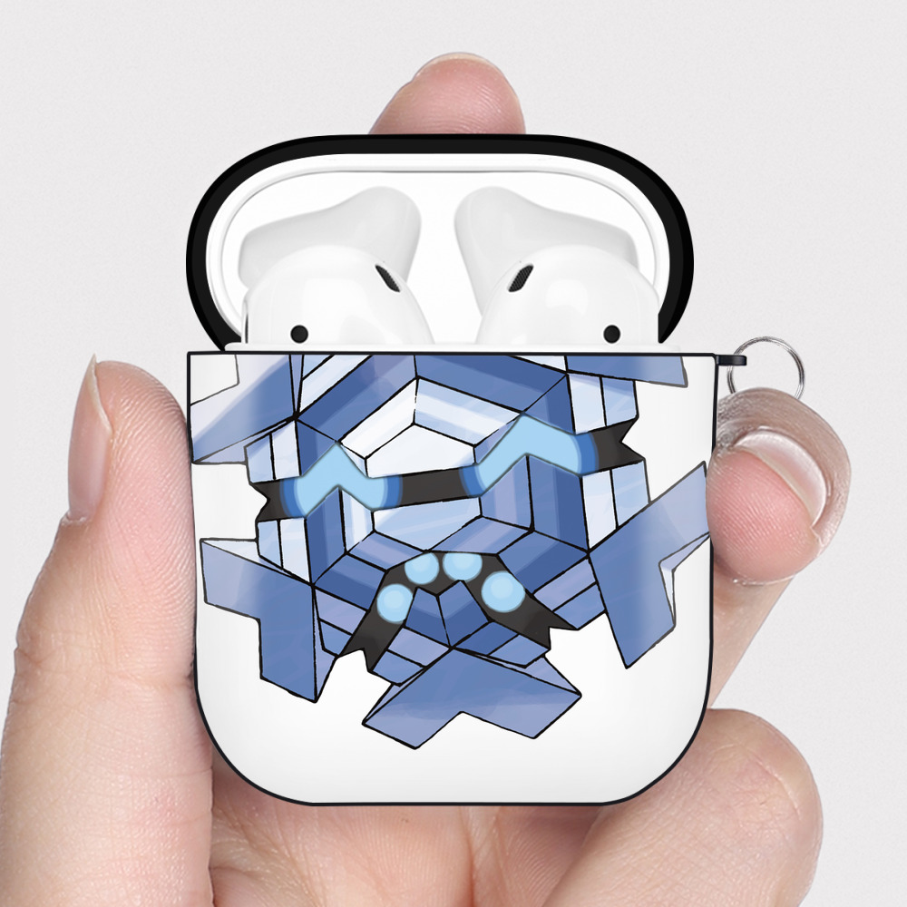 （画像用） ポケットモンスター Pokémon AirPods 第2世代保護ケース ハードシェル ブラック 耐衝撃・防指紋・カラビナ付き