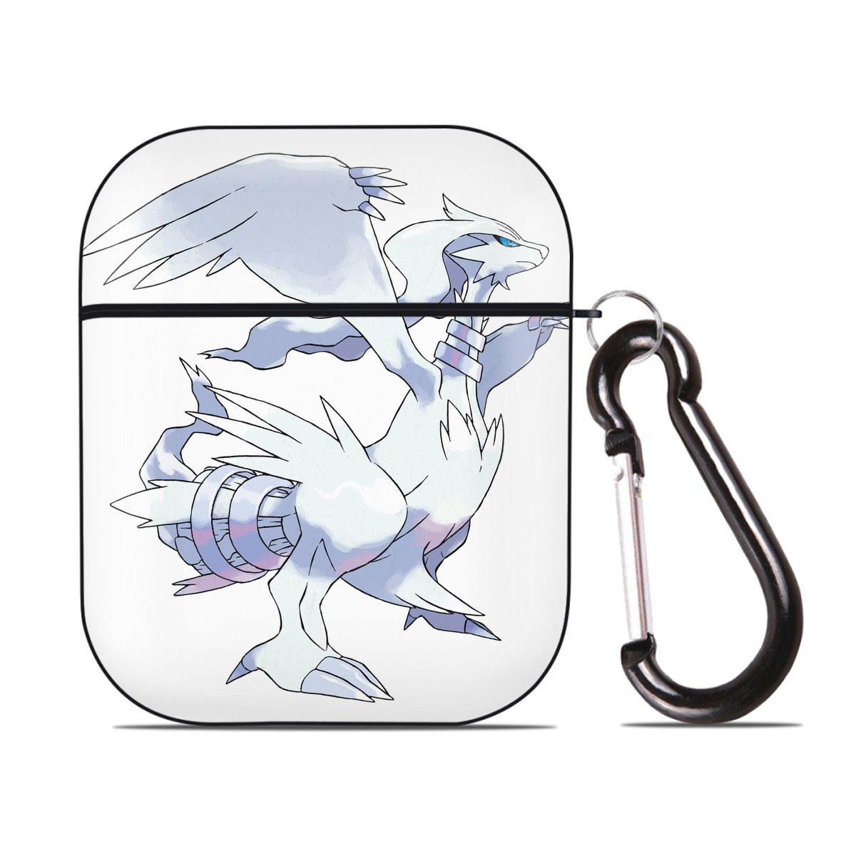 （画像用） ポケットモンスター Pokémon AirPods 第2世代保護ケース ハードシェル ブラック 耐衝撃・防指紋・カラビナ付き