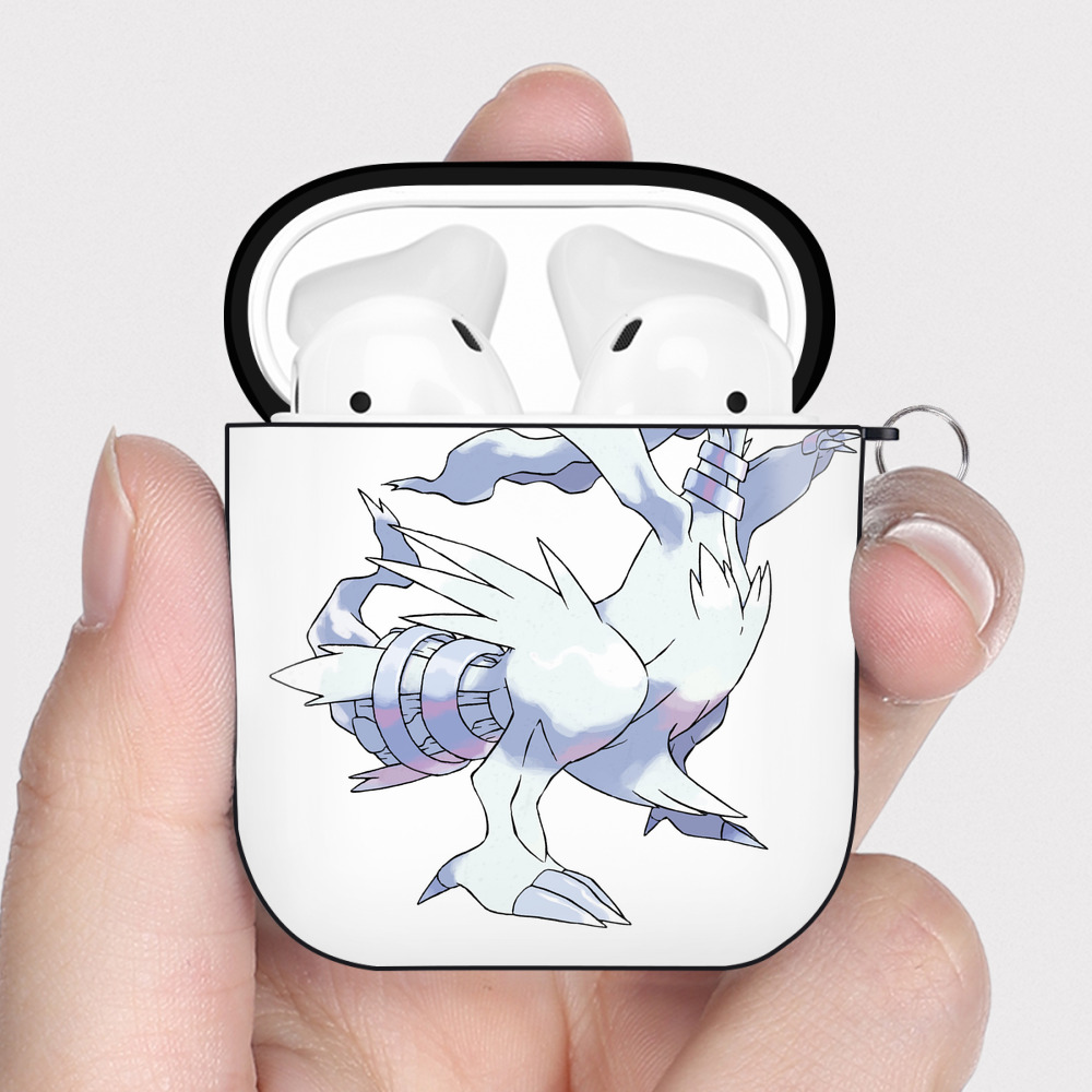 （画像用） ポケットモンスター Pokémon AirPods 第2世代保護ケース ハードシェル ブラック 耐衝撃・防指紋・カラビナ付き