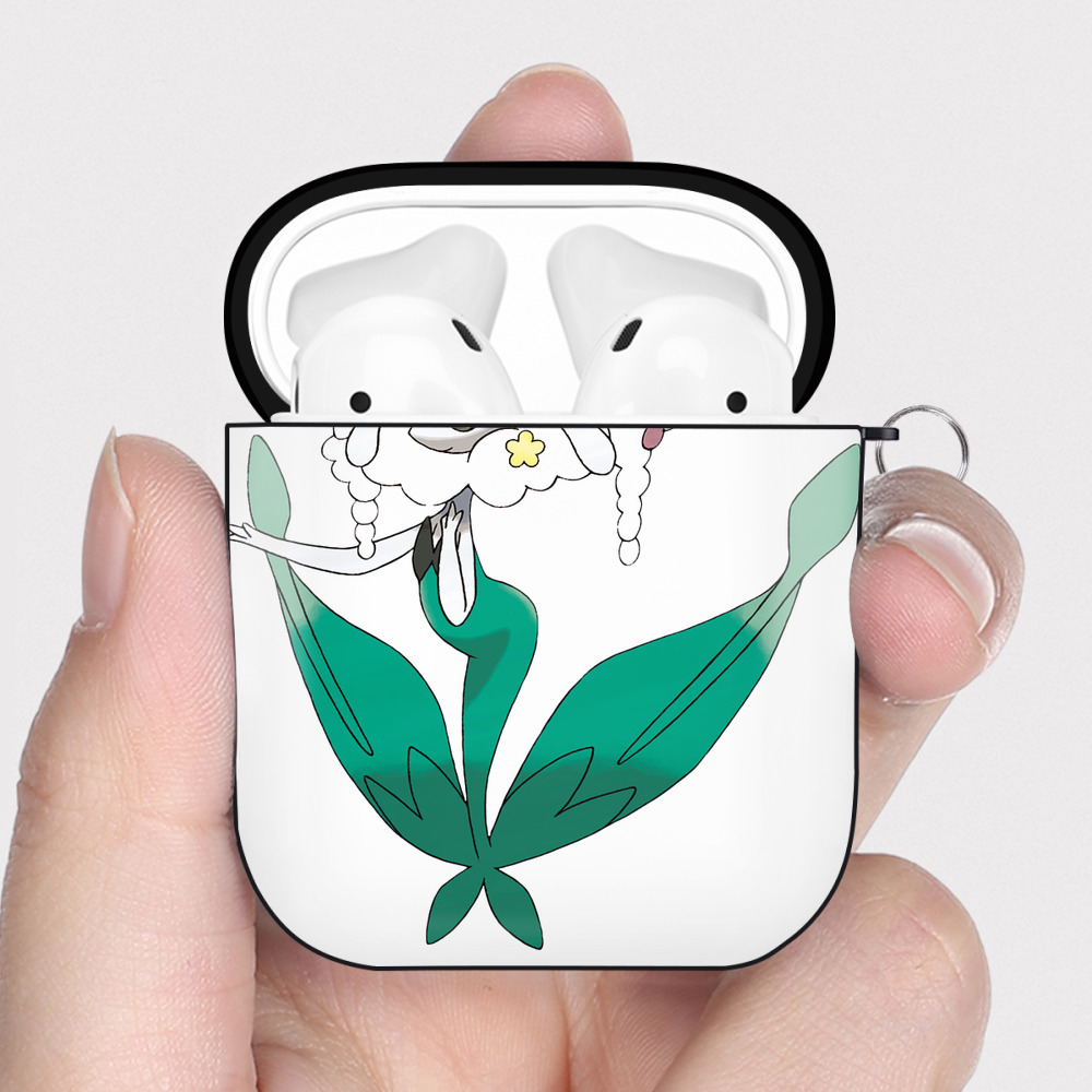 （画像用） ポケットモンスター Pokémon AirPods 第2世代保護ケース ハードシェル ブラック 耐衝撃・防指紋・カラビナ付き