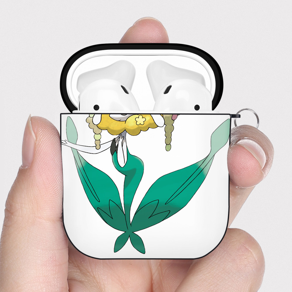 （画像用） ポケットモンスター Pokémon AirPods 第2世代保護ケース ハードシェル ブラック 耐衝撃・防指紋・カラビナ付き