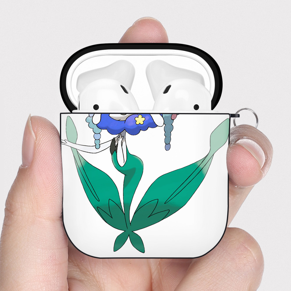 （画像用） ポケットモンスター Pokémon AirPods 第2世代保護ケース ハードシェル ブラック 耐衝撃・防指紋・カラビナ付き