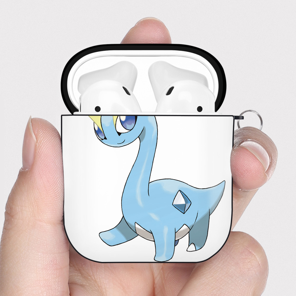 （画像用） ポケットモンスター Pokémon AirPods 第2世代保護ケース ハードシェル ブラック 耐衝撃・防指紋・カラビナ付き