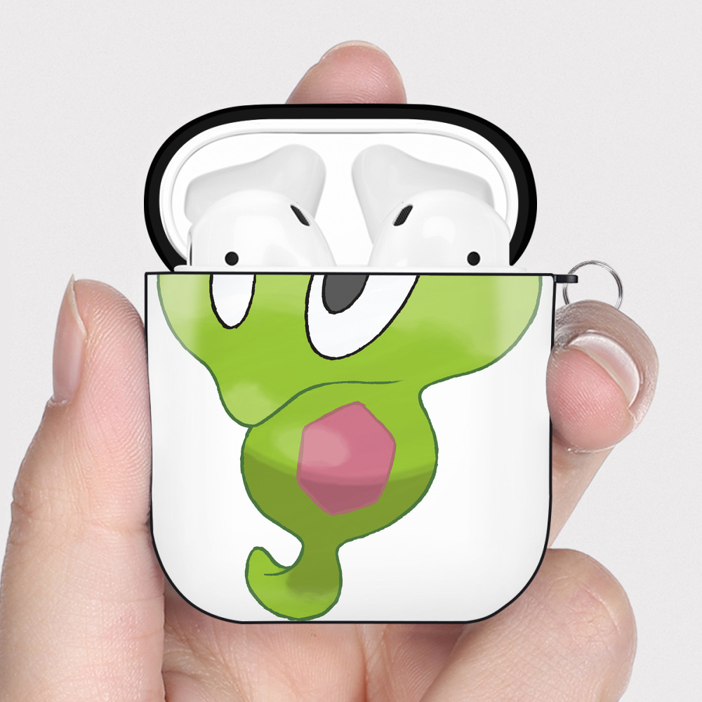 （画像用） ポケットモンスター Pokémon AirPods 第2世代保護ケース ハードシェル ブラック 耐衝撃・防指紋・カラビナ付き