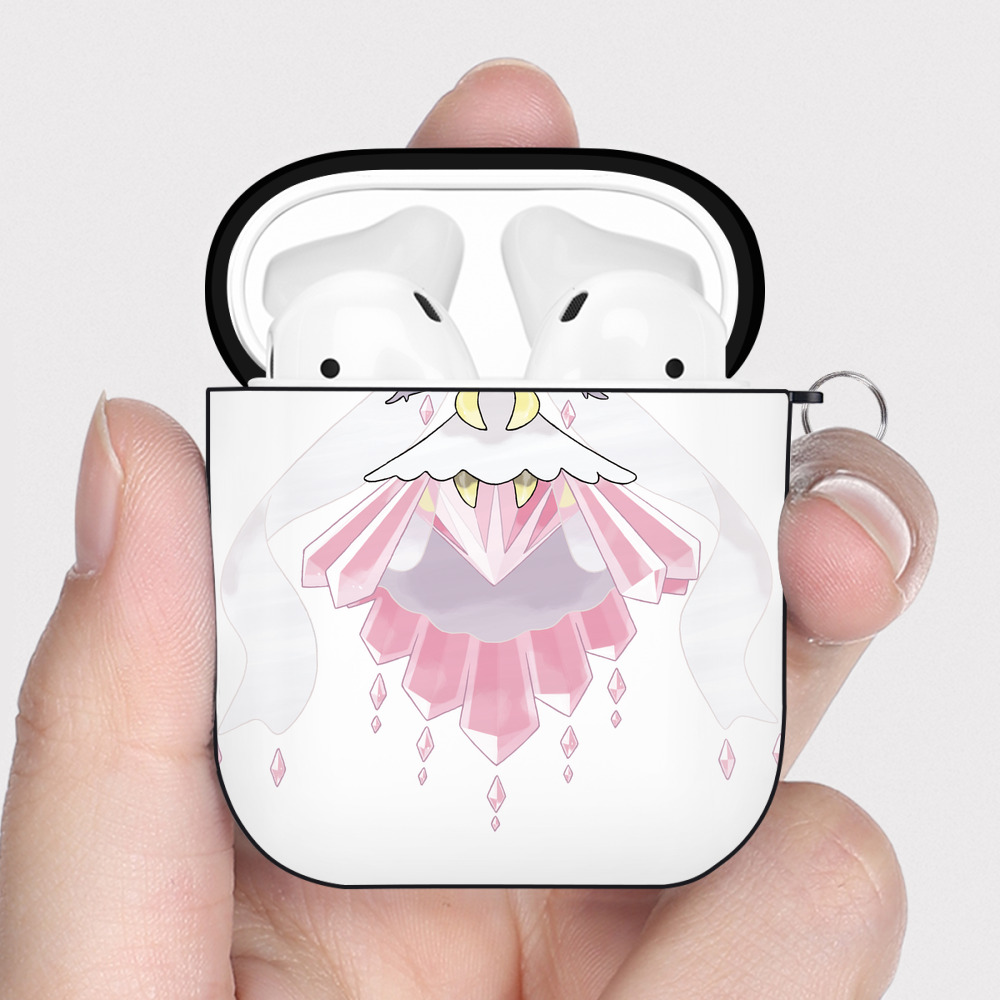 （画像用） ポケットモンスター Pokémon AirPods 第2世代保護ケース ハードシェル ブラック 耐衝撃・防指紋・カラビナ付き
