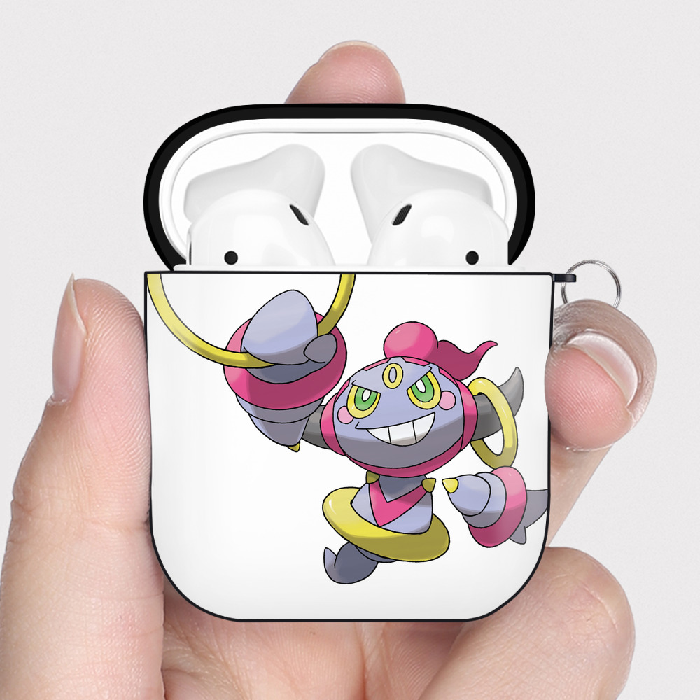 （画像用） ポケットモンスター Pokémon AirPods 第2世代保護ケース ハードシェル ブラック 耐衝撃・防指紋・カラビナ付き