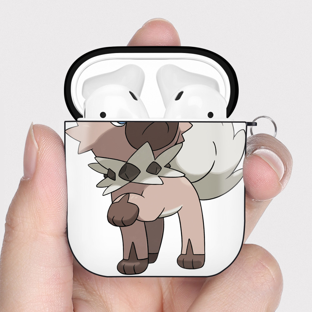 （画像用） ポケットモンスター Pokémon AirPods 第2世代保護ケース ハードシェル ブラック 耐衝撃・防指紋・カラビナ付き