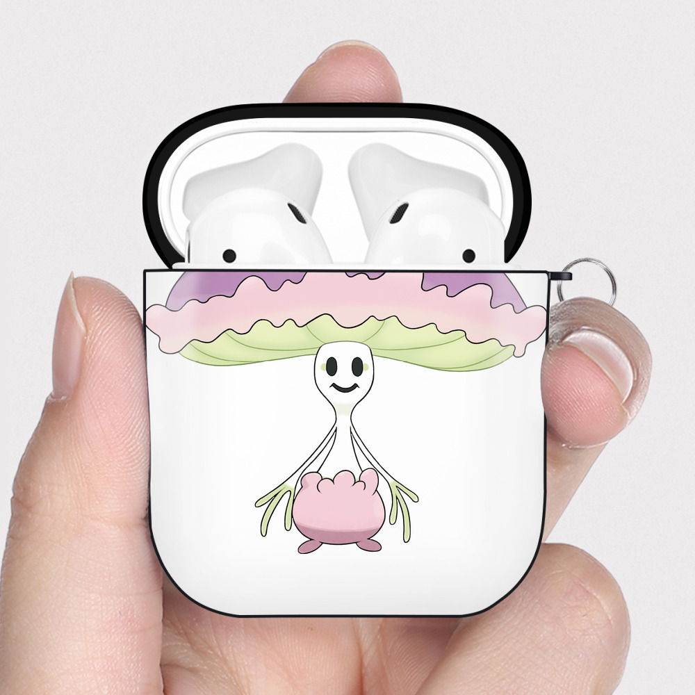 （画像用） ポケットモンスター Pokémon AirPods 第2世代保護ケース ハードシェル ブラック 耐衝撃・防指紋・カラビナ付き