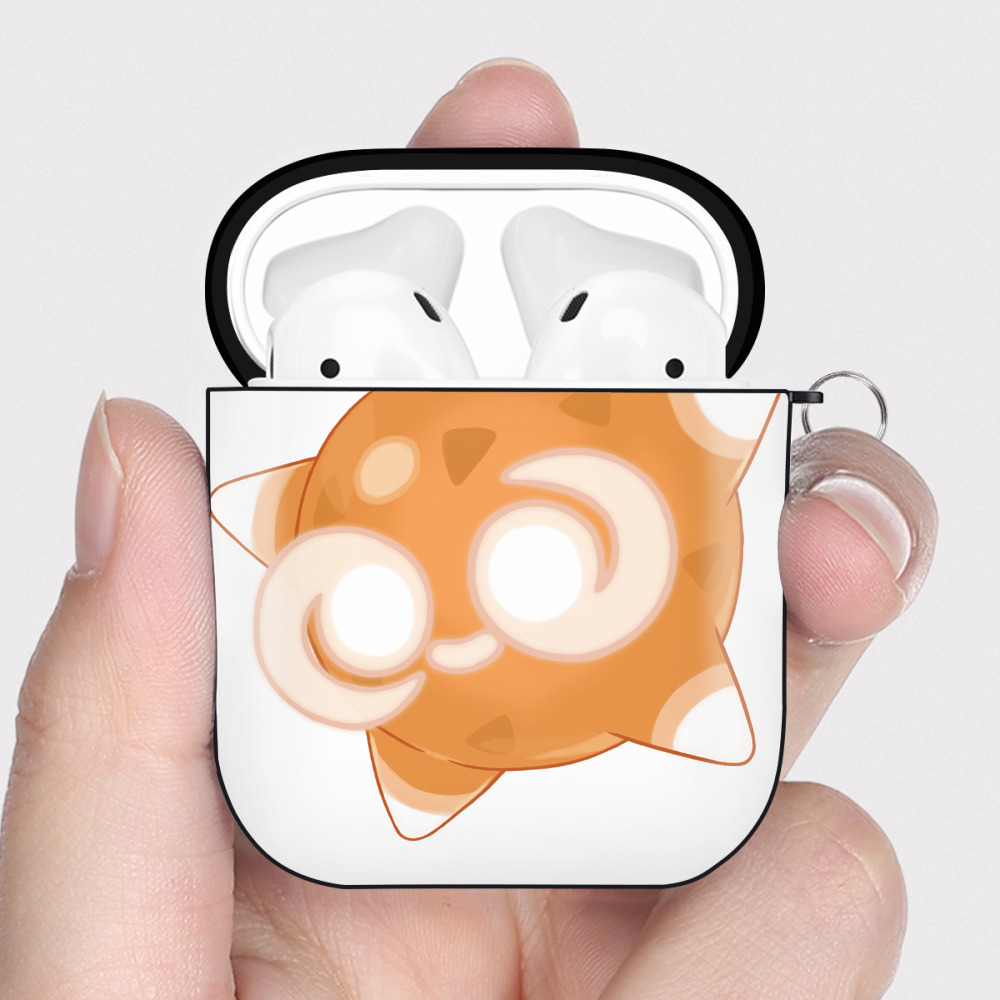 （画像用） ポケットモンスター Pokémon AirPods 第2世代保護ケース ハードシェル ブラック 耐衝撃・防指紋・カラビナ付き
