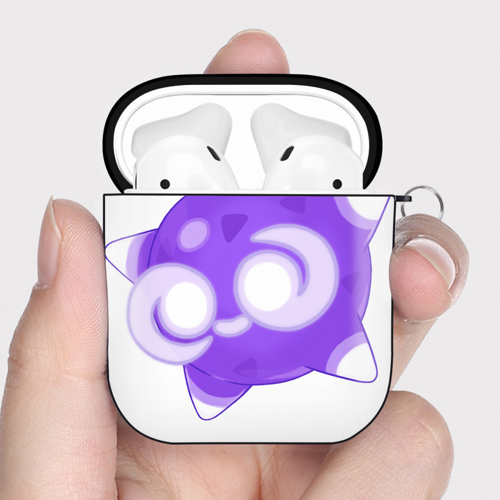 （画像用） ポケットモンスター Pokémon AirPods 第2世代保護ケース ハードシェル ブラック 耐衝撃・防指紋・カラビナ付き