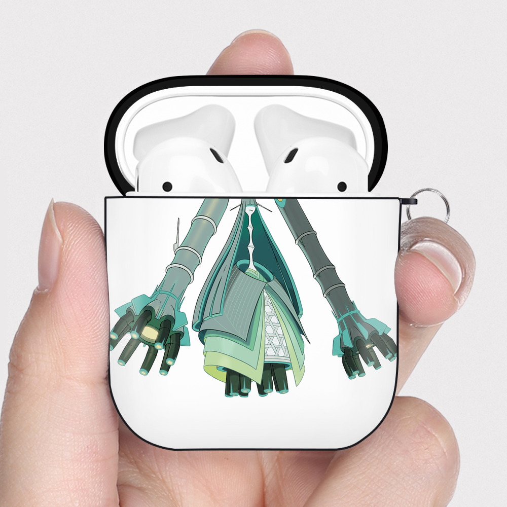（画像用） ポケットモンスター Pokémon AirPods 第2世代保護ケース ハードシェル ブラック 耐衝撃・防指紋・カラビナ付き