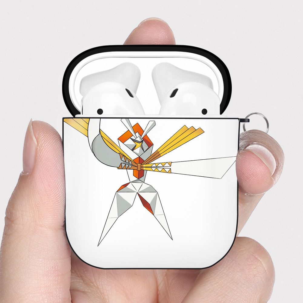 （画像用） ポケットモンスター Pokémon AirPods 第2世代保護ケース ハードシェル ブラック 耐衝撃・防指紋・カラビナ付き