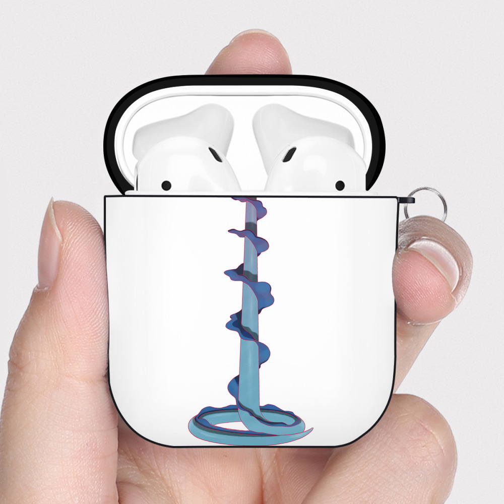 （画像用） ポケットモンスター Pokémon AirPods 第2世代保護ケース ハードシェル ブラック 耐衝撃・防指紋・カラビナ付き