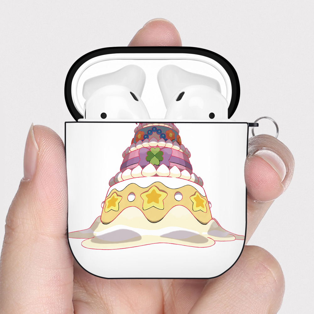 （画像用） ポケットモンスター Pokémon AirPods 第2世代保護ケース ハードシェル ブラック 耐衝撃・防指紋・カラビナ付き