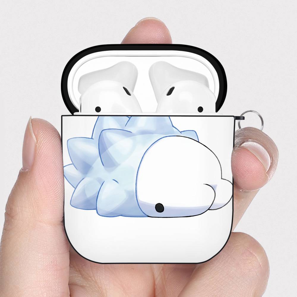 （画像用） ポケットモンスター Pokémon AirPods 第2世代保護ケース ハードシェル ブラック 耐衝撃・防指紋・カラビナ付き