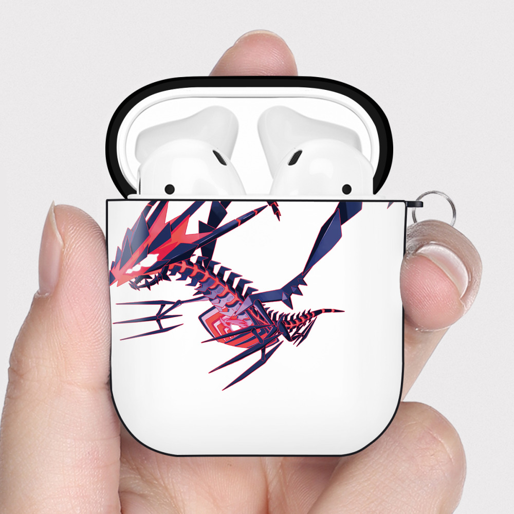 （画像用） ポケットモンスター Pokémon AirPods 第2世代保護ケース ハードシェル ブラック 耐衝撃・防指紋・カラビナ付き