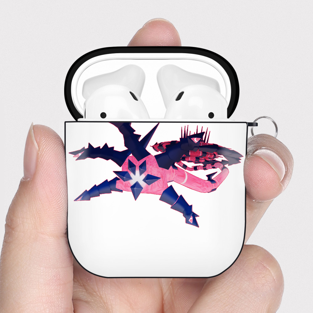 （画像用） ポケットモンスター Pokémon AirPods 第2世代保護ケース ハードシェル ブラック 耐衝撃・防指紋・カラビナ付き