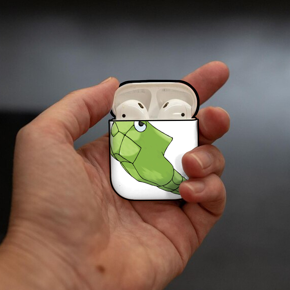 ポケットモンスター Pokémon AirPods 第2世代保護ケース ハードシェル ブラック 耐衝撃・防指紋・カラビナ付き