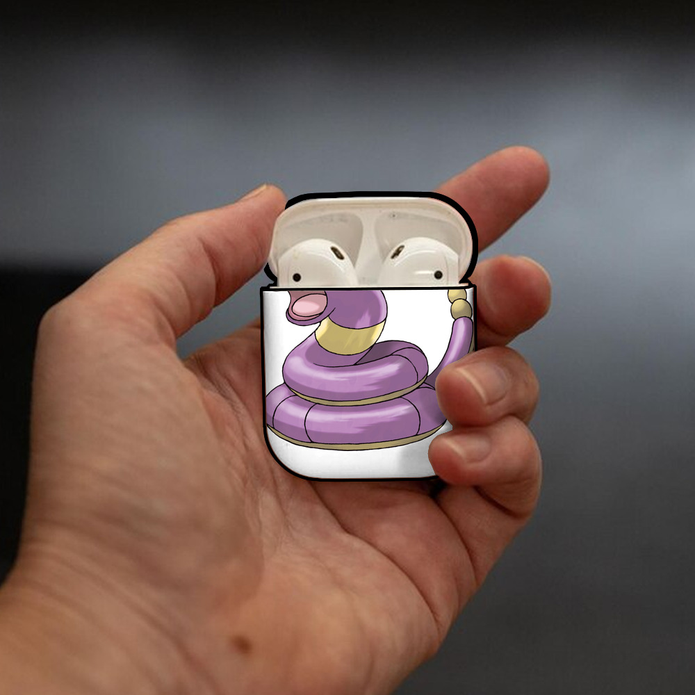 ポケットモンスター Pokémon AirPods 第2世代保護ケース ハードシェル ブラック 耐衝撃・防指紋・カラビナ付き