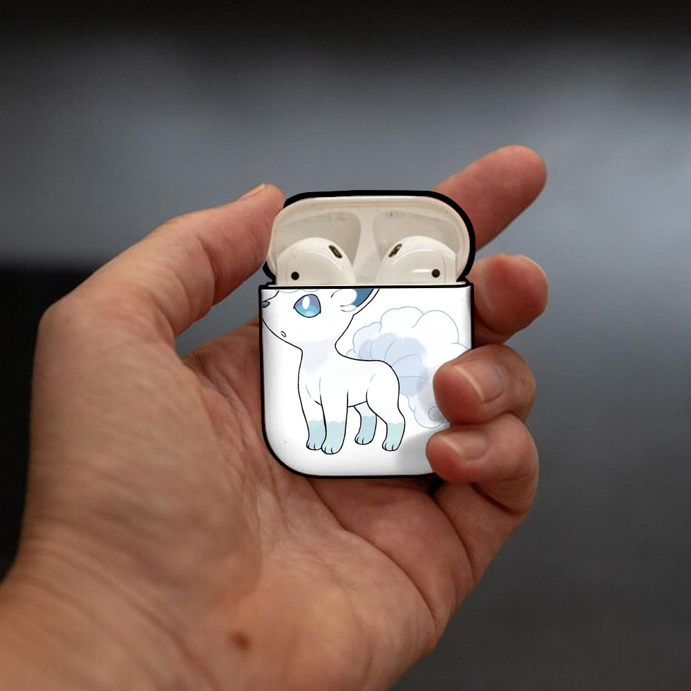 ポケットモンスター Pokémon AirPods 第2世代保護ケース ハードシェル ブラック 耐衝撃・防指紋・カラビナ付き