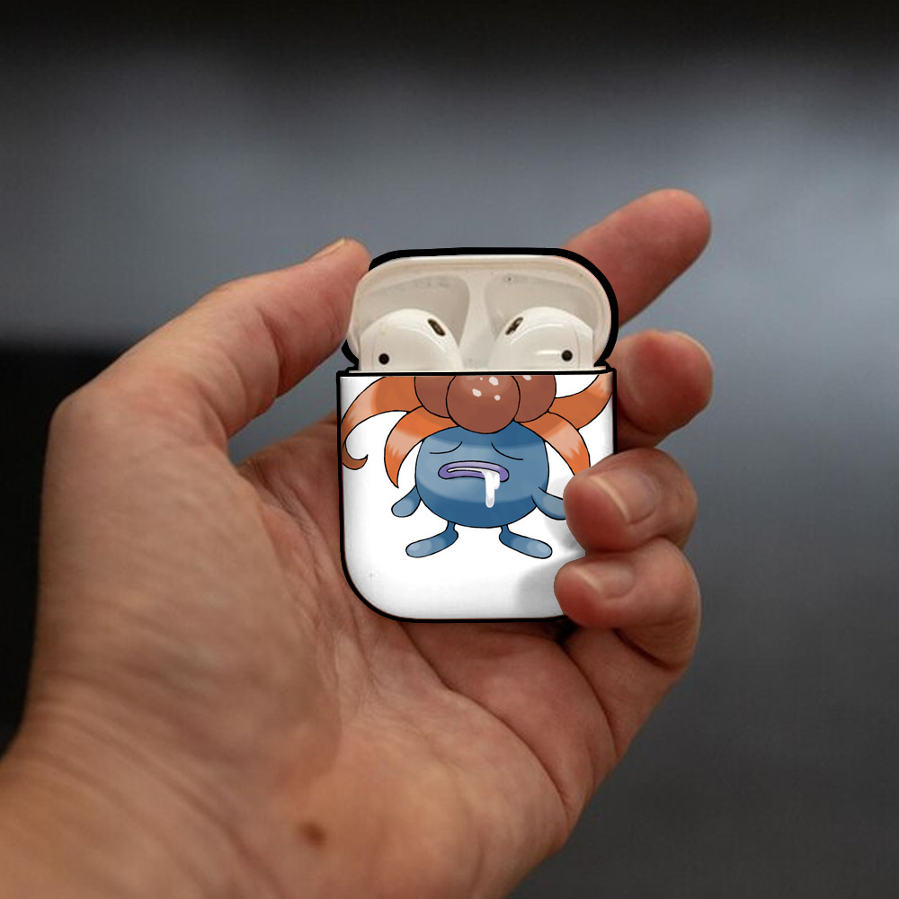 ポケットモンスター Pokémon AirPods 第2世代保護ケース ハードシェル ブラック 耐衝撃・防指紋・カラビナ付き