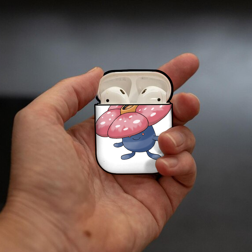 ポケットモンスター Pokémon AirPods 第2世代保護ケース ハードシェル ブラック 耐衝撃・防指紋・カラビナ付き