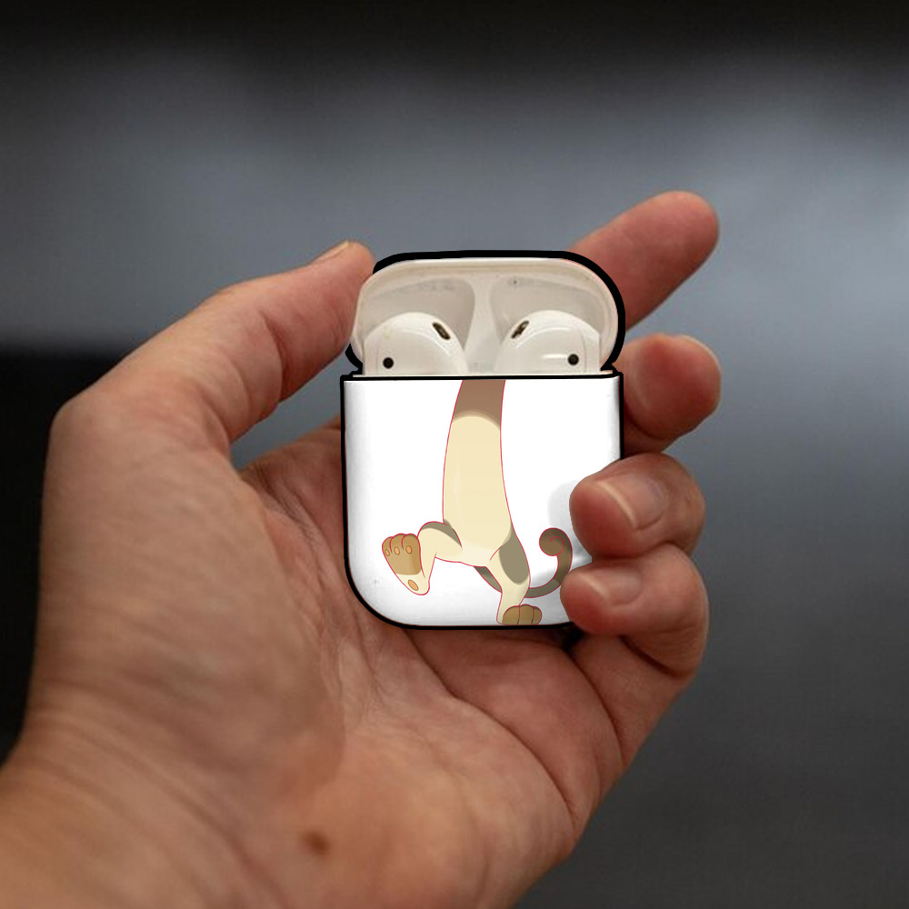 ポケットモンスター Pokémon AirPods 第2世代保護ケース ハードシェル ブラック 耐衝撃・防指紋・カラビナ付き