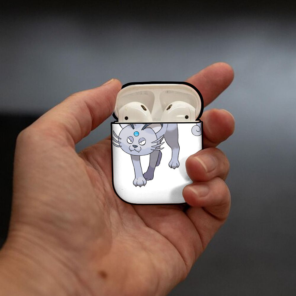 ポケットモンスター Pokémon AirPods 第2世代保護ケース ハードシェル ブラック 耐衝撃・防指紋・カラビナ付き