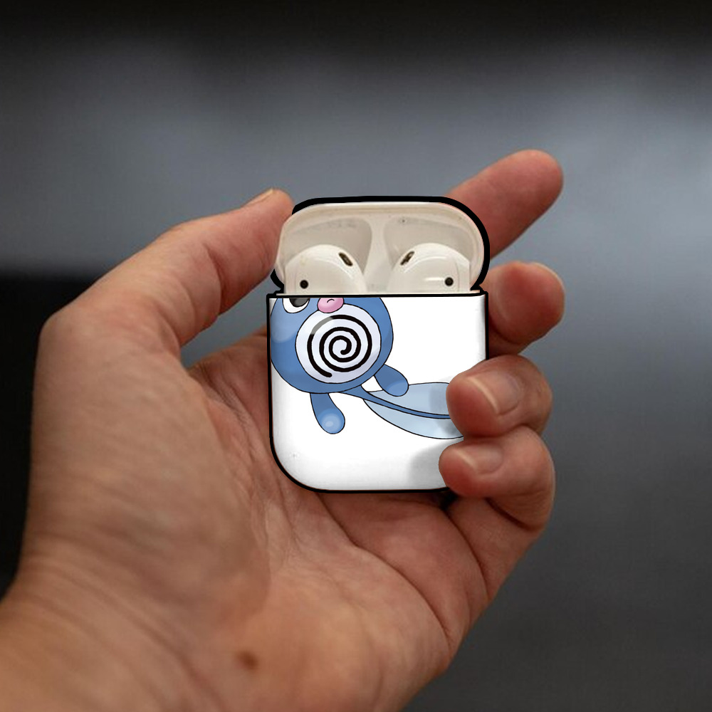 ポケットモンスター Pokémon AirPods 第2世代保護ケース ハードシェル ブラック 耐衝撃・防指紋・カラビナ付き