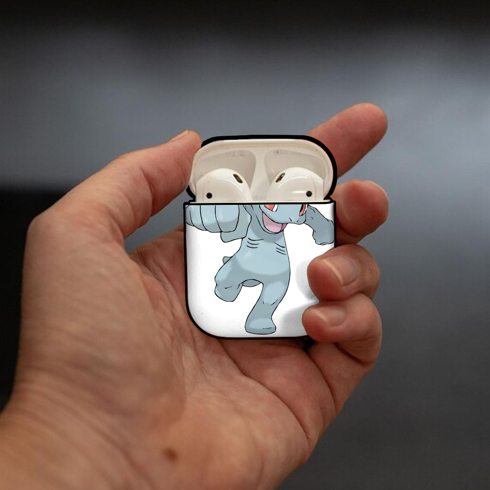 ポケットモンスター Pokémon AirPods 第2世代保護ケース ハードシェル ブラック 耐衝撃・防指紋・カラビナ付き