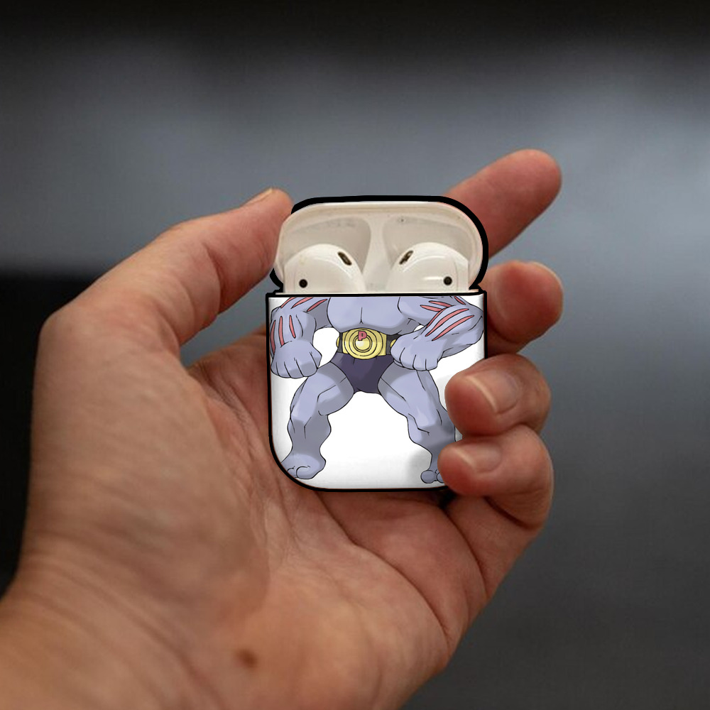 ポケットモンスター Pokémon AirPods 第2世代保護ケース ハードシェル ブラック 耐衝撃・防指紋・カラビナ付き