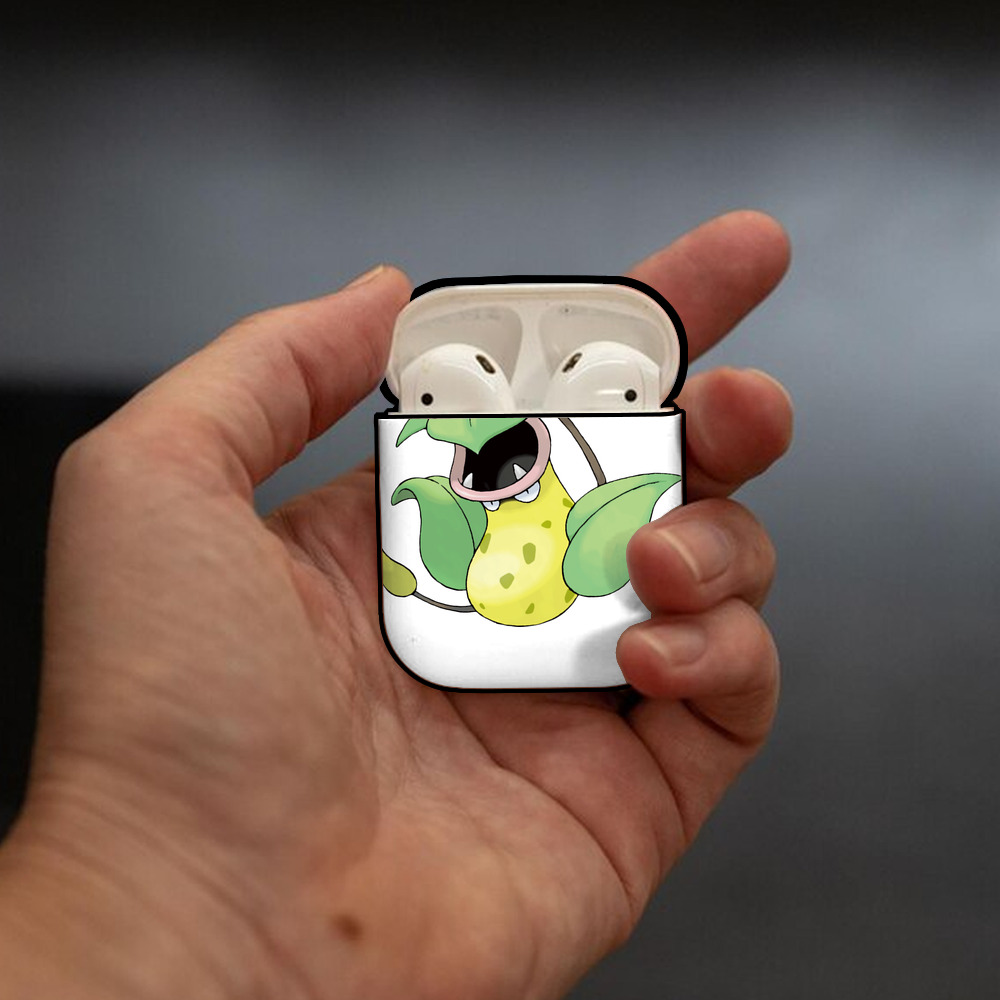 ポケットモンスター Pokémon AirPods 第2世代保護ケース ハードシェル ブラック 耐衝撃・防指紋・カラビナ付き