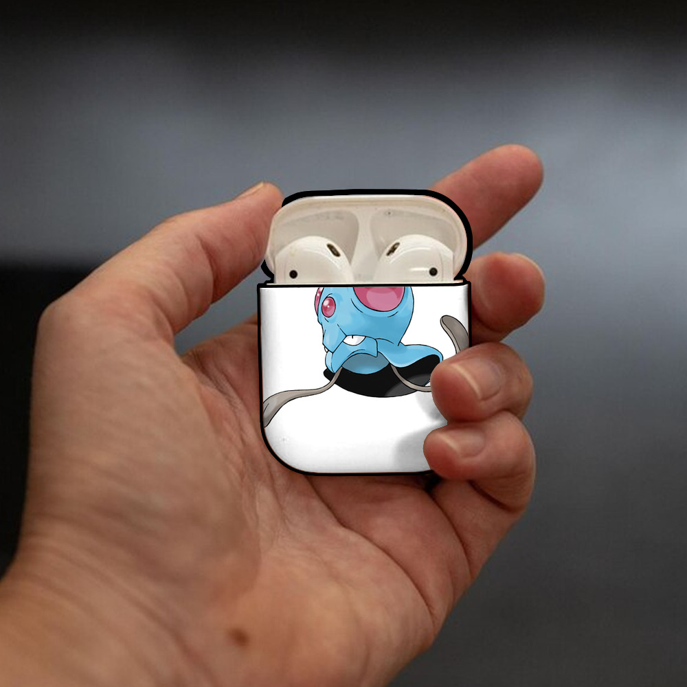 ポケットモンスター Pokémon AirPods 第2世代保護ケース ハードシェル ブラック 耐衝撃・防指紋・カラビナ付き