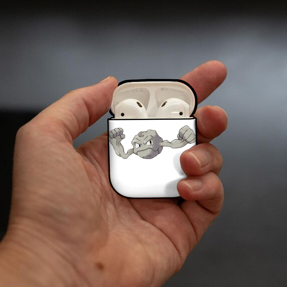ポケットモンスター Pokémon AirPods 第2世代保護ケース ハードシェル ブラック 耐衝撃・防指紋・カラビナ付き