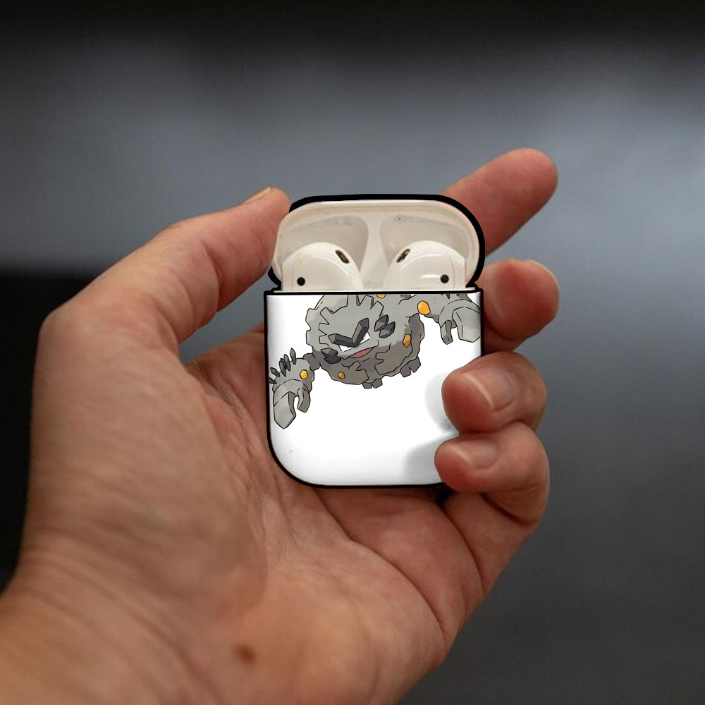 ポケットモンスター Pokémon AirPods 第2世代保護ケース ハードシェル ブラック 耐衝撃・防指紋・カラビナ付き