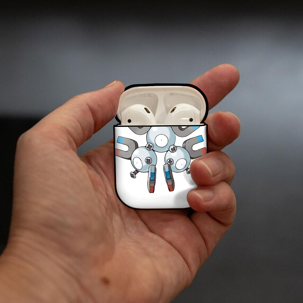 ポケットモンスター Pokémon AirPods 第2世代保護ケース ハードシェル ブラック 耐衝撃・防指紋・カラビナ付き