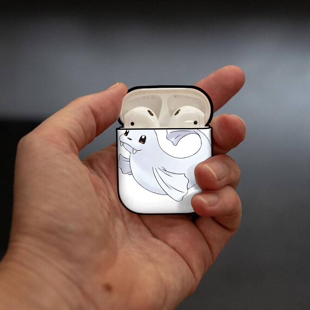 ポケットモンスター Pokémon AirPods 第2世代保護ケース ハードシェル ブラック 耐衝撃・防指紋・カラビナ付き