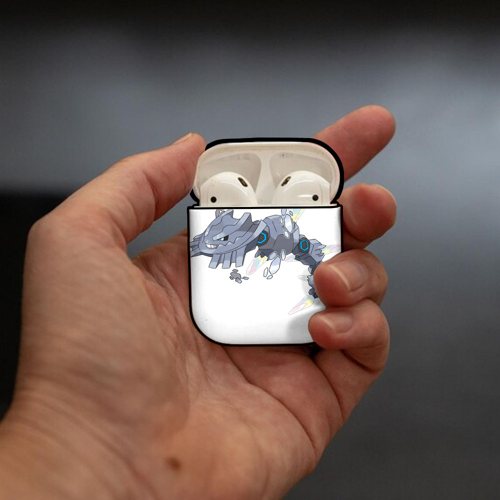 ポケットモンスター Pokémon AirPods 第2世代保護ケース ハードシェル ブラック 耐衝撃・防指紋・カラビナ付き