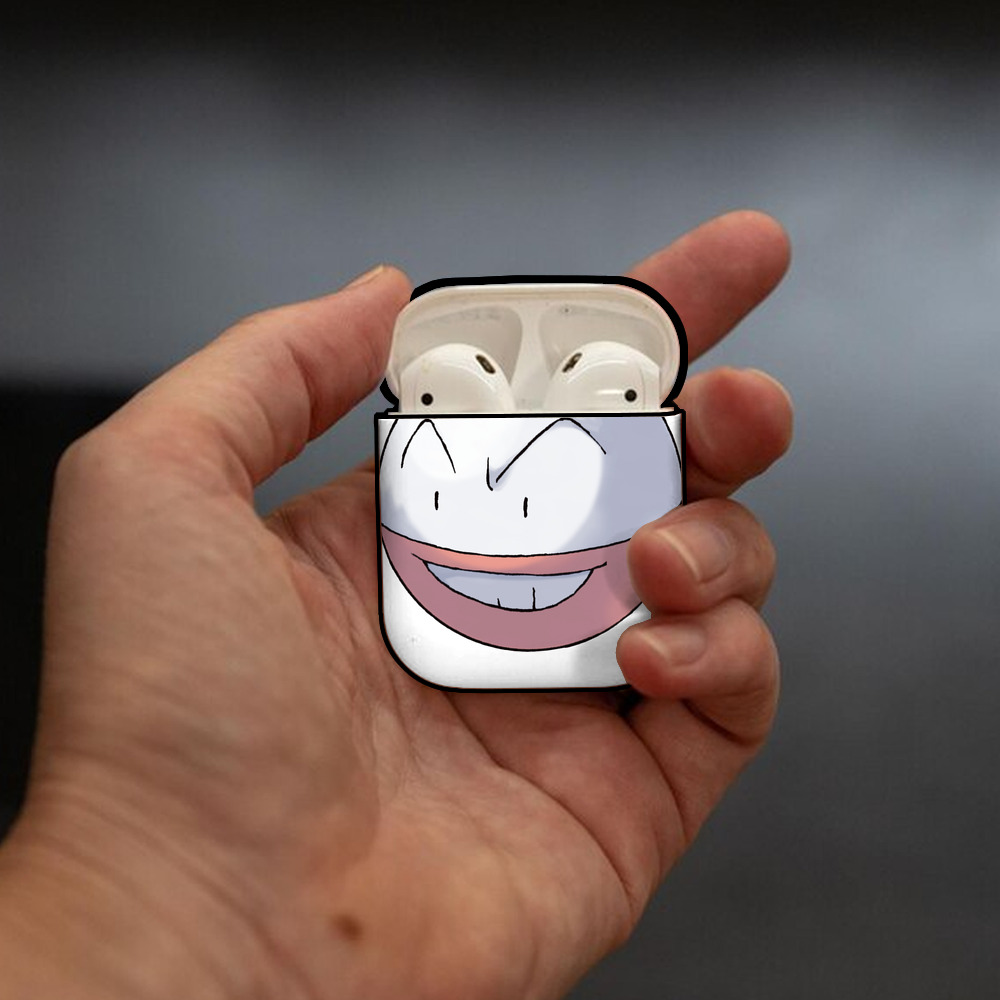ポケットモンスター Pokémon AirPods 第2世代保護ケース ハードシェル ブラック 耐衝撃・防指紋・カラビナ付き