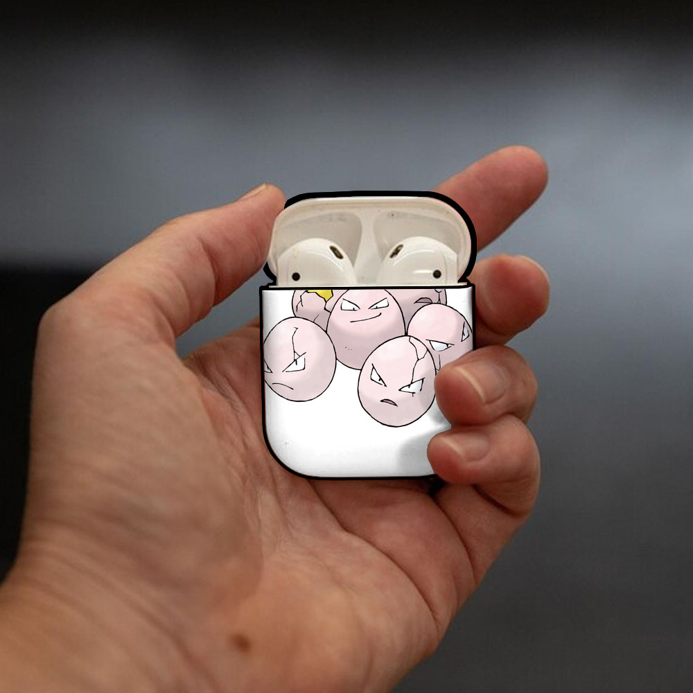 ポケットモンスター Pokémon AirPods 第2世代保護ケース ハードシェル ブラック 耐衝撃・防指紋・カラビナ付き