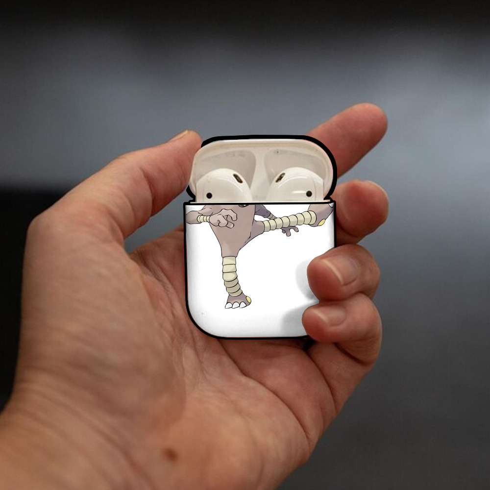 ポケットモンスター Pokémon AirPods 第2世代保護ケース ハードシェル ブラック 耐衝撃・防指紋・カラビナ付き