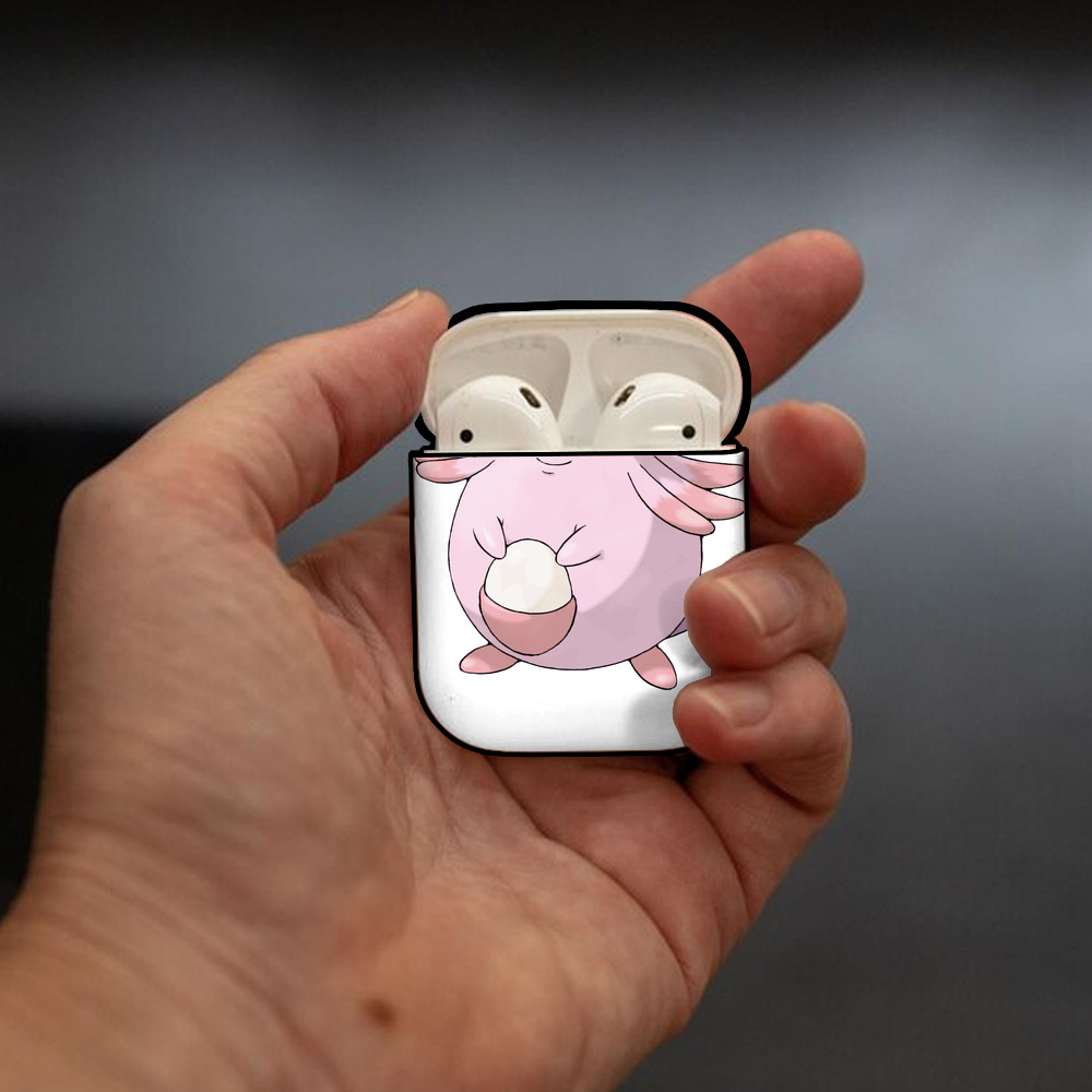 ポケットモンスター Pokémon AirPods 第2世代保護ケース ハードシェル ブラック 耐衝撃・防指紋・カラビナ付き