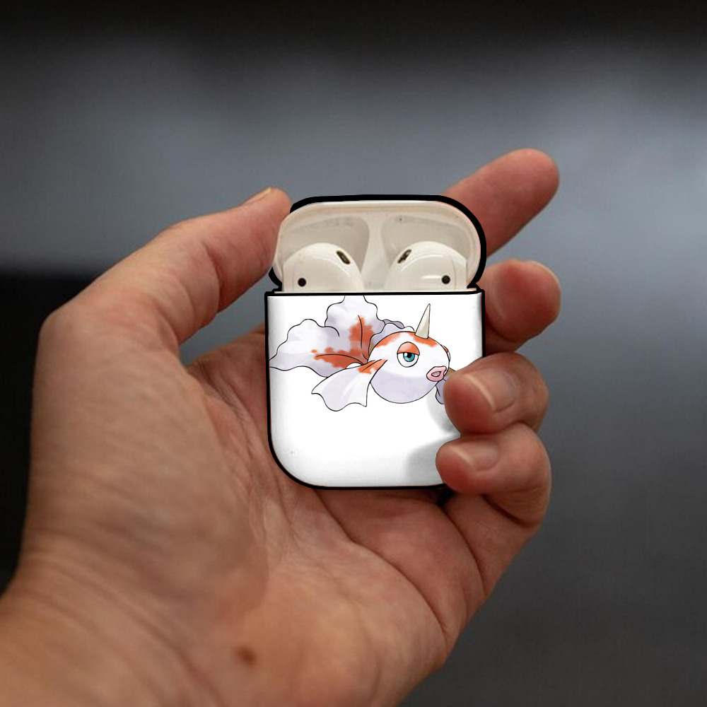 ポケットモンスター Pokémon AirPods 第2世代保護ケース ハードシェル ブラック 耐衝撃・防指紋・カラビナ付き