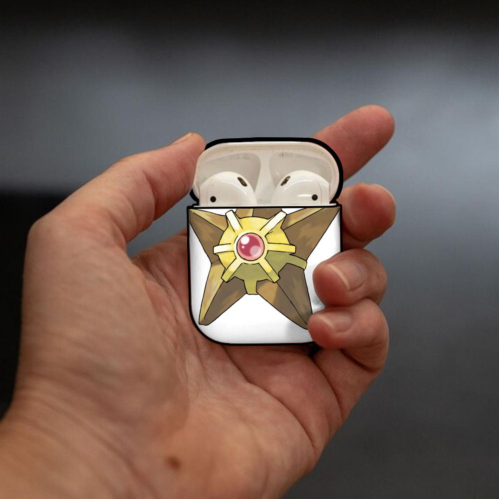 ポケットモンスター Pokémon AirPods 第2世代保護ケース ハードシェル ブラック 耐衝撃・防指紋・カラビナ付き