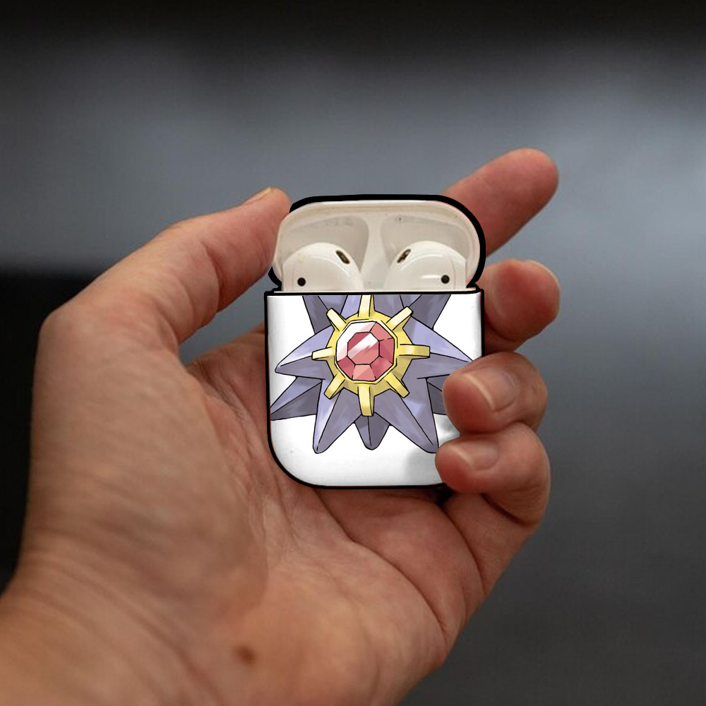 ポケットモンスター Pokémon AirPods 第2世代保護ケース ハードシェル ブラック 耐衝撃・防指紋・カラビナ付き