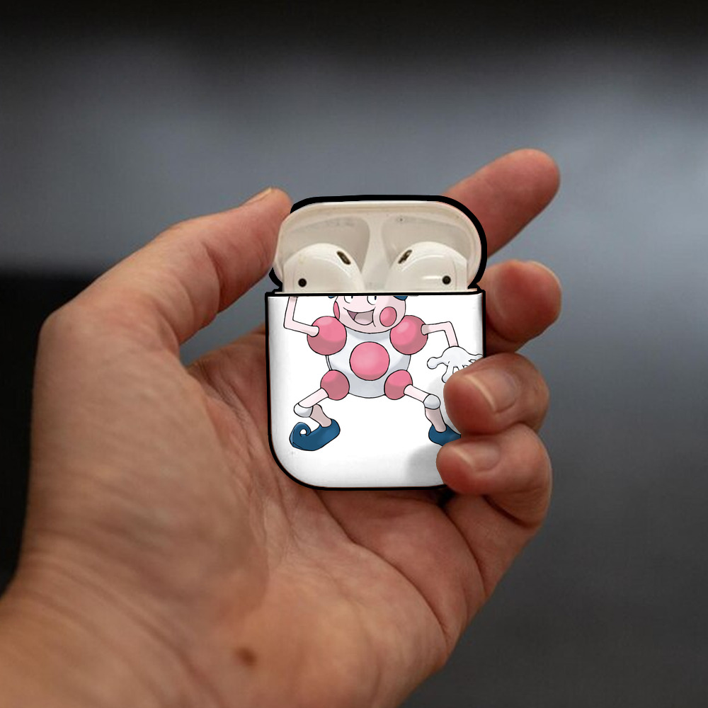 ポケットモンスター Pokémon AirPods 第2世代保護ケース ハードシェル ブラック 耐衝撃・防指紋・カラビナ付き