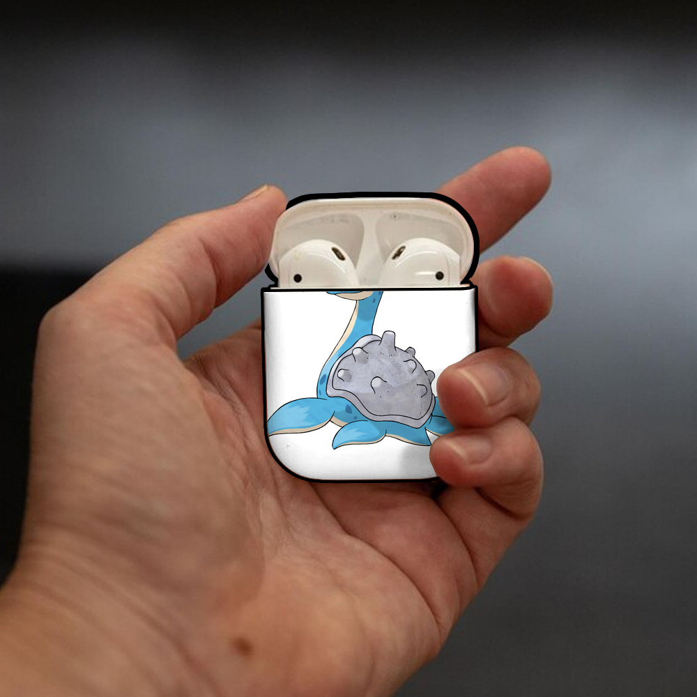 ポケットモンスター Pokémon AirPods 第2世代保護ケース ハードシェル ブラック 耐衝撃・防指紋・カラビナ付き
