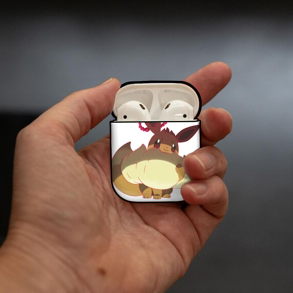 ポケットモンスター Pokémon AirPods 第2世代保護ケース ハードシェル ブラック 耐衝撃・防指紋・カラビナ付き